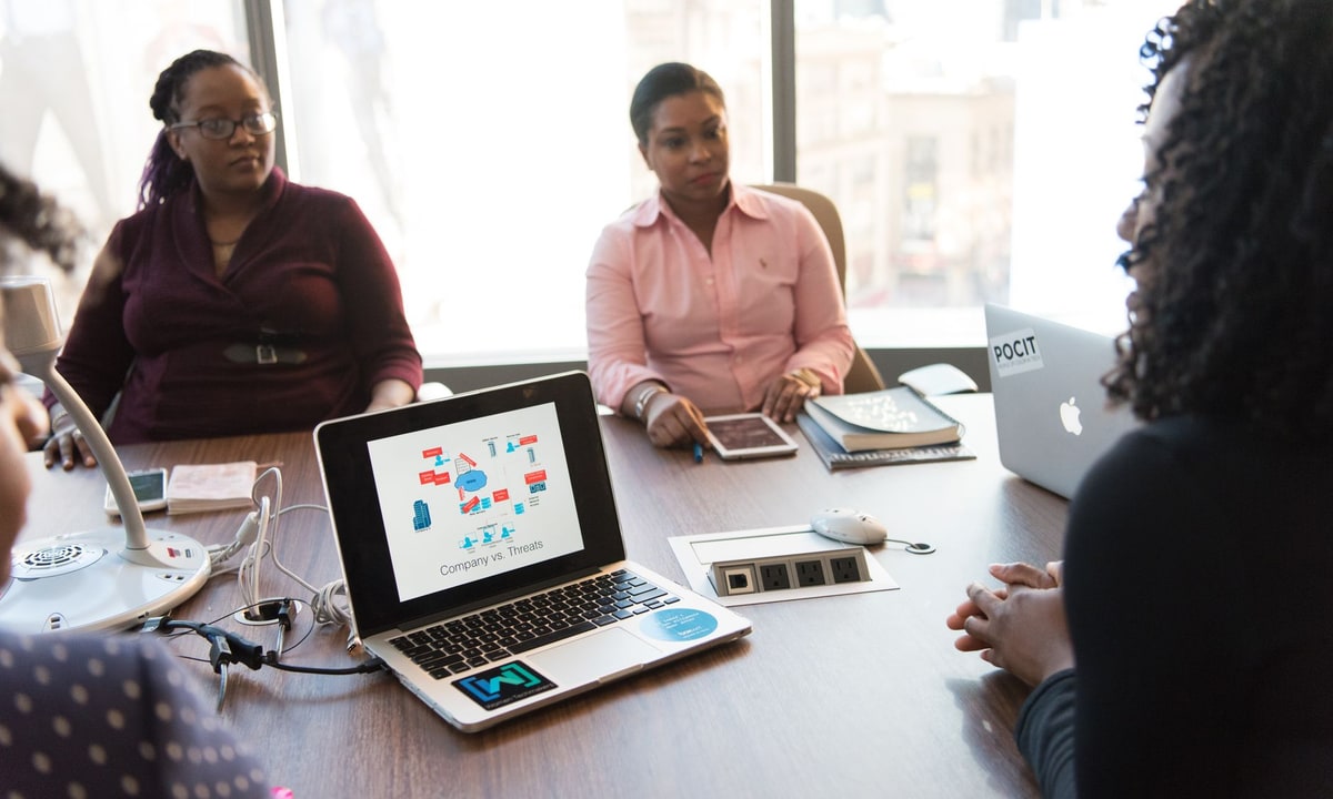Professional services team planning an AI chatbot client intake workflow