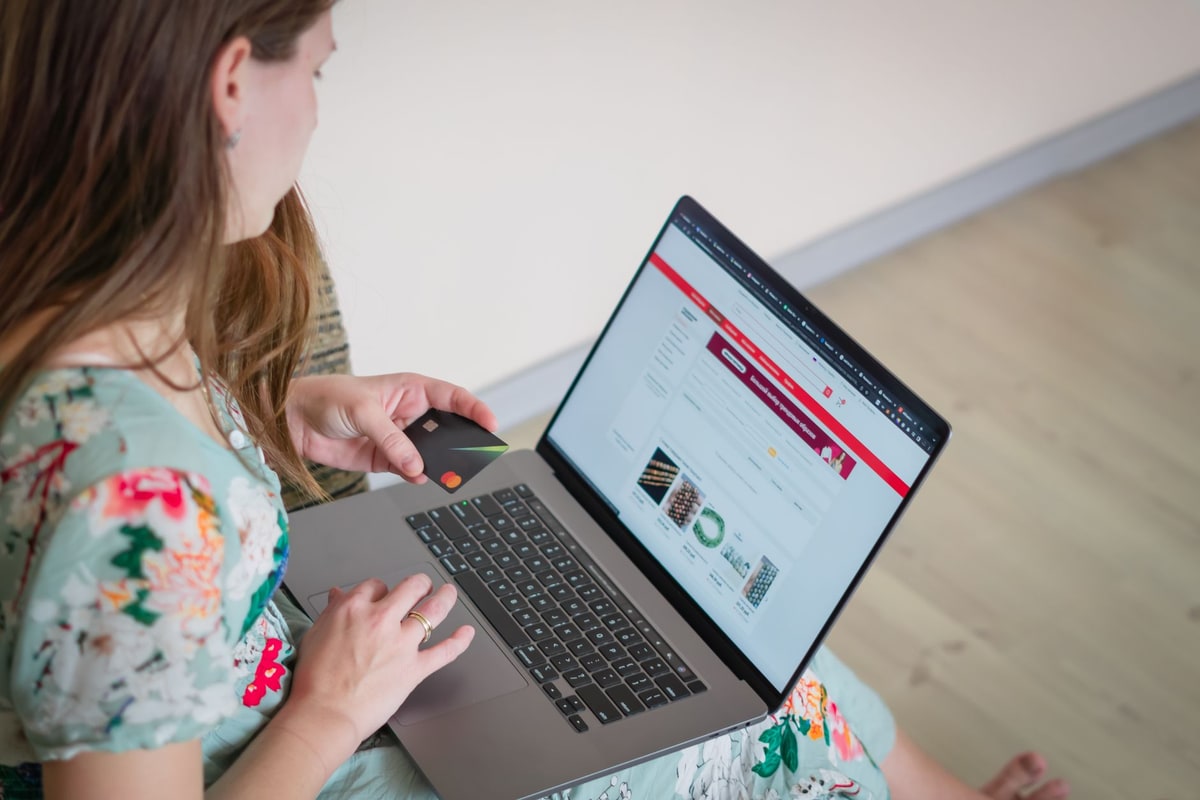 Business owner reviewing email settings on a laptop