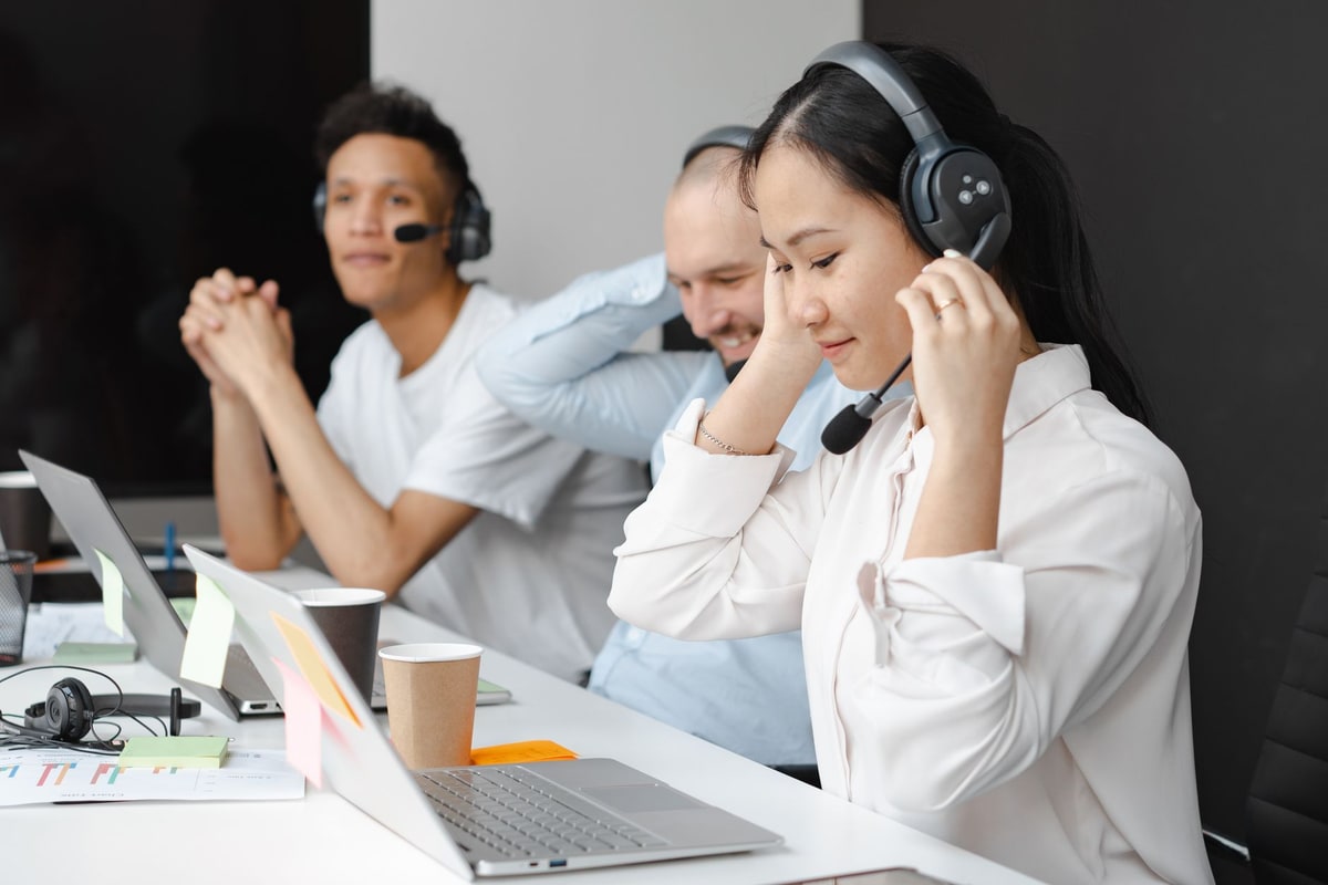 Technical team reviewing automation logs and exception records
